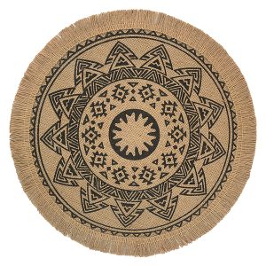 Mata na stół 38 cm brązowa 54048 Mata na stół 38 cm brązowa 54048