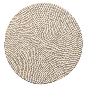 Mata na stół pleciona na stół 38 cm beżowa 132904 Mata na stół pleciona na stół 38 cm beżowa 132904