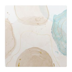 Mata ochronna pod krzesło – Abstrakcyjne fale – 100×100 cm – Podkładka 608513