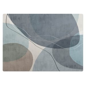 Mata ochronna pod krzesło – Abstrakcyjne fale – 140×100 cm – Podkładka 608587