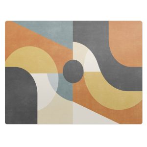 Mata ochronna pod krzesło – Geometryczne łuki – 120×90 cm – Podkładka 608613 Mata ochronna pod krzesło – Geometryczne łuki – 120×90 cm – Podkładka 608613