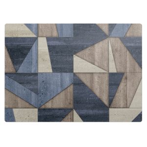 Mata ochronna pod krzesło – Geometryczne trójkąty – 140×100 cm – Podkładka 608556 Mata ochronna pod krzesło – Geometryczne trójkąty – 140×100 cm – Podkładka 608556