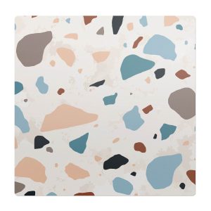 Mata ochronna pod krzesło – Terrazzo abstrakcyjny – 100×100 cm – Podkładka 608546 Mata ochronna pod krzesło – Terrazzo abstrakcyjny – 100×100 cm – Podkładka 608546