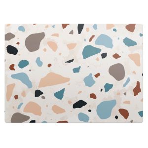 Mata ochronna pod krzesło – Terrazzo abstrakcyjny – 140×100 cm – Podkładka 608586 Mata ochronna pod krzesło – Terrazzo abstrakcyjny – 140×100 cm – Podkładka 608586