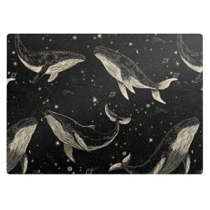 Mata ochronna pod krzesło – Wieloryby w kosmosie – 140×100 cm – Podkładka 608590 Mata ochronna pod krzesło – Wieloryby w kosmosie – 140×100 cm – Podkładka 608590