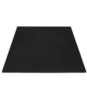 Mata piankowa 90×118 cm do ćwiczeń czarne puzzle pod sprzęt pianka EVA 855333 Mata piankowa 90×118 cm do ćwiczeń czarne puzzle pod sprzęt pianka EVA 855333