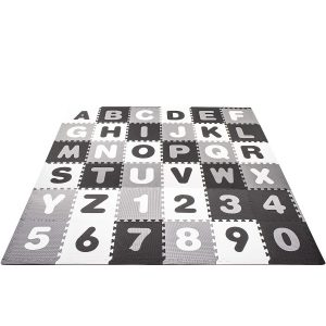 Mata piankowa alfabet, cyfry 175×175 cm puzzle dla dzieci 373149 Mata piankowa alfabet, cyfry 175×175 cm puzzle dla dzieci 373149
