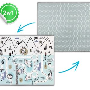 Mata piankowa edukacyjna dwustronna 180x150cm Nukido 283163 Mata piankowa edukacyjna dwustronna 180x150cm Nukido 283163