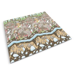 Mata piankowa edukacyjna Nukido składana dwustronna 180×200 cm 734004 813436 Mata piankowa edukacyjna Nukido składana dwustronna 180×200 cm 734004 813436