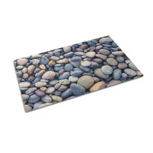 Mata pod drzwi 150×100 Kamyczki kamienie rzeczne wzór Tulup 1023532