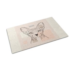Mata pod drzwi 150×100 Kot Sfinks rasy kotów grafika Tulup 1023741