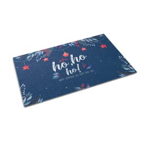 Mata pod drzwi 150×100 Mikołaj Ho Ho Ho zabawny napis Tulup 1024189
