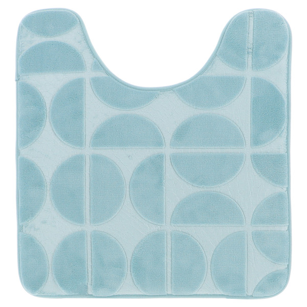 Mata pod WC Roy 45x50 cm niebieska 1032202