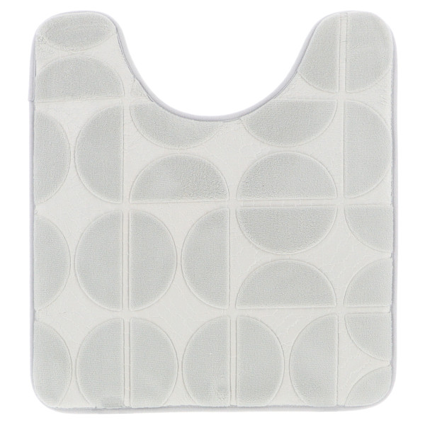 Mata pod WC Roy 45x50 cm szara 1032207