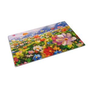 Mata wejściowa 60×40 Łąka Kwiaty kolorowa wycieraczka domowa Tulup 1022742 Mata wejściowa 60×40 Łąka Kwiaty kolorowa wycieraczka domowa Tulup 1022742