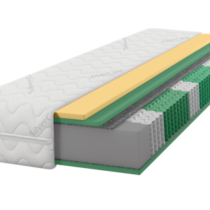 Materac 100×190 sprężynowy Multipocket Visco HR44 SilverCare H2/H3 23cm 901025 Materac 100×190 sprężynowy Multipocket Visco HR44 SilverCare H2/H3 23cm 901025