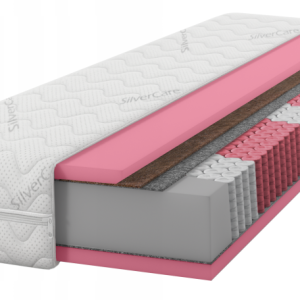 Materac 100×200 sprężynowy Multipocket Kokos HR35 SilverCare H3 21cm 900912 Materac 100×200 sprężynowy Multipocket Kokos HR35 SilverCare H3 21cm 900912