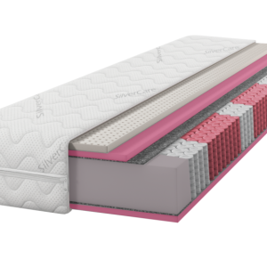 Materac 100×200 sprężynowy Multipocket Lateks HR35 SilverCare H2 22cm 900904 Materac 100×200 sprężynowy Multipocket Lateks HR35 SilverCare H2 22cm 900904