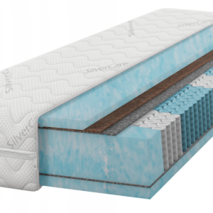 Materac 120×190 sprężynowy Multipocket Kokos Aqua SilverCare H3 21cm 900861 Materac 120×190 sprężynowy Multipocket Kokos Aqua SilverCare H3 21cm 900861