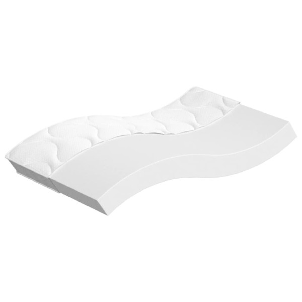 Materac Biały 100 x 200 cm Pianka vidaXL 414571