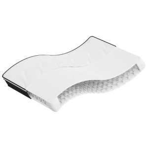 Materac Biały 100 x 200 cm Pianka vidaXL 414432