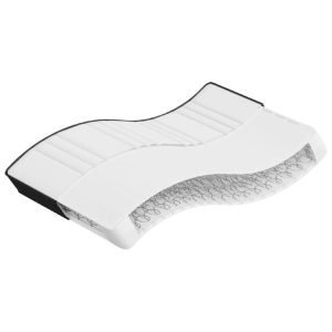Materac Biały 100 x 200 cm Pianka vidaXL 414458 Materac Biały 100 x 200 cm Pianka vidaXL 414458