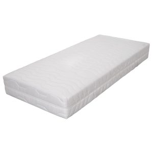 Materac Biały 120 x 200 cm Pianka vidaXL 317519 Materac Biały 120 x 200 cm Pianka vidaXL 317519
