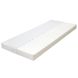 Materac Biały 120 x 200 cm Pianka vidaXL 317527 Materac Biały 120 x 200 cm Pianka vidaXL 317527
