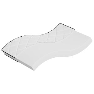 Materac Biały 120 x 200 cm Pianka vidaXL 414417 Materac Biały 120 x 200 cm Pianka vidaXL 414417