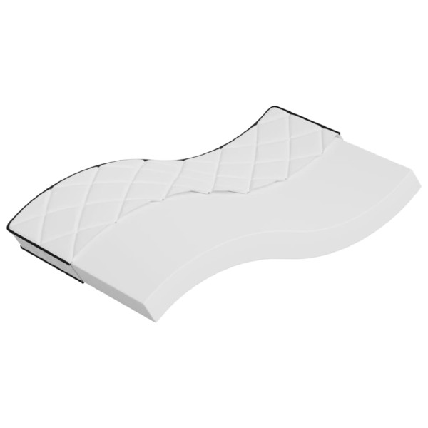 Materac Biały 120 x 200 cm Pianka vidaXL 414417