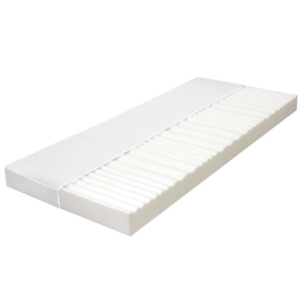 Materac Biały 140 x 200 cm Pianka vidaXL 317517