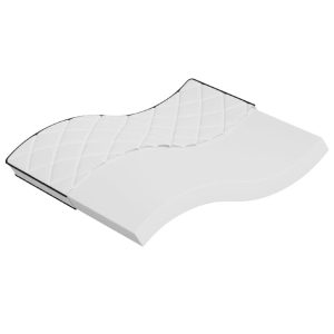 Materac Biały 160 x 200 cm Pianka vidaXL 414474 Materac Biały 160 x 200 cm Pianka vidaXL 414474