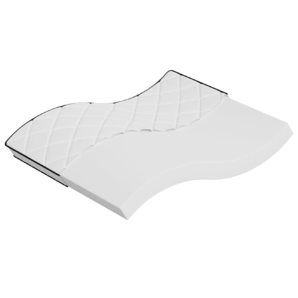 Materac Biały 160 x 200 cm Pianka vidaXL 414474