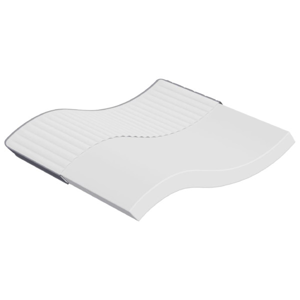 Materac Biały 180 x 200 cm Pianka vidaXL 414479