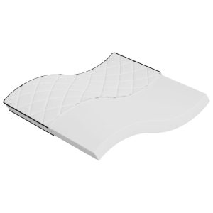 Materac Biały 180 x 200 cm Pianka vidaXL 414486