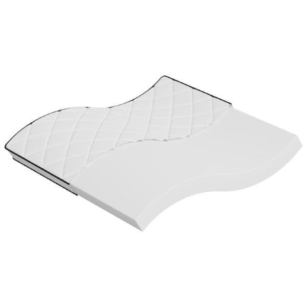 Materac Biały 200 x 200 cm Pianka vidaXL 414559