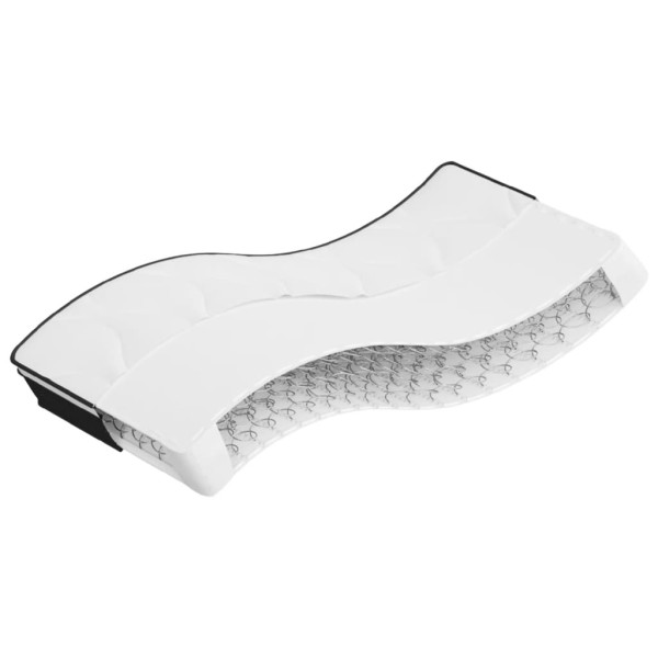 Materac Biały 70 x 200 cm Pianka vidaXL 414438