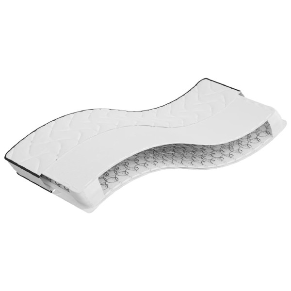 Materac Biały 70 x 200 cm Pianka vidaXL 414487
