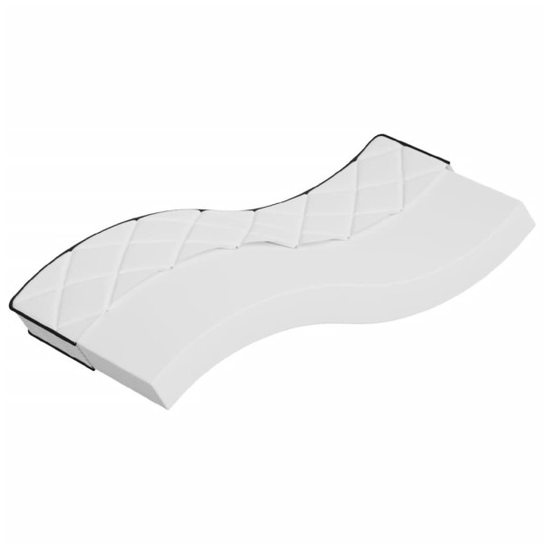 Materac Biały 70 x 200 cm Pianka vidaXL 414420