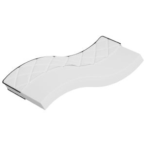 Materac Biały 80 x 200 cm Pianka vidaXL 414520 Materac Biały 80 x 200 cm Pianka vidaXL 414520
