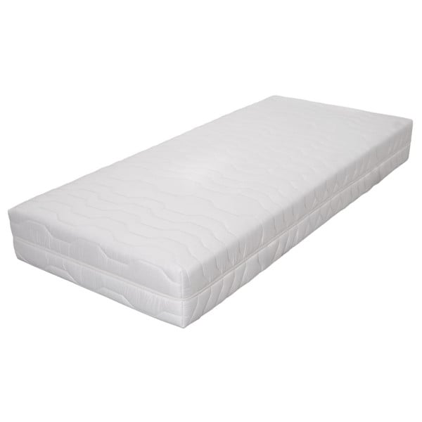 Materac Biały 90 x 200 cm Pianka vidaXL 317542