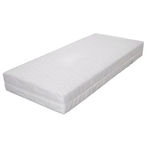 Materac Biały 90 x 200 cm Pianka vidaXL 317518 Materac Biały 90 x 200 cm Pianka vidaXL 317518