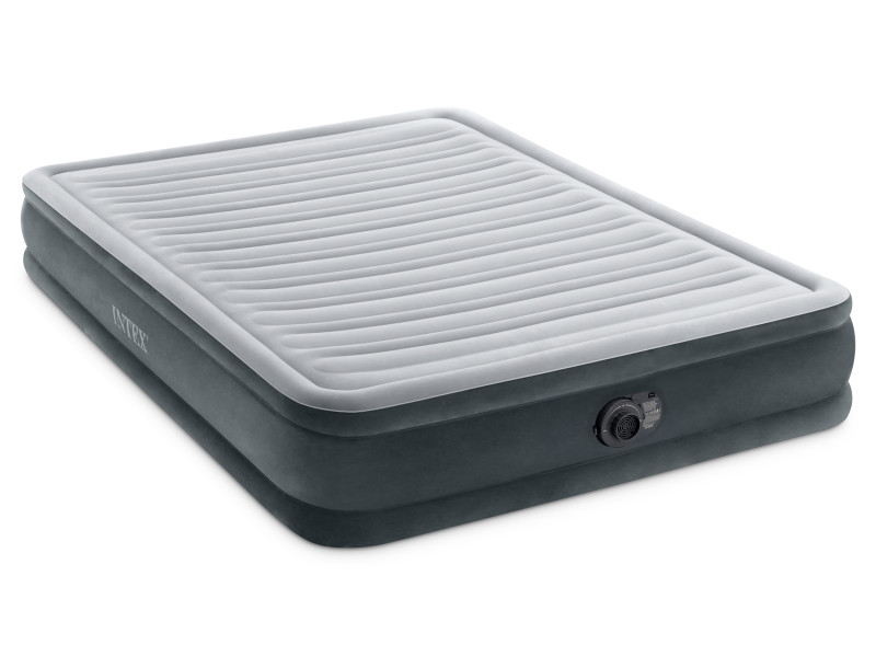 Materac dmuchany Intex dwuosobowy z wbudowaną pompką 203x152x33 cm 752923