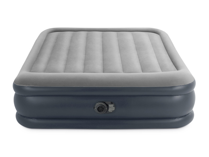 Materac dmuchany Intex dwuosobowy z wbudowaną pompką 203x152x42 cm 752930