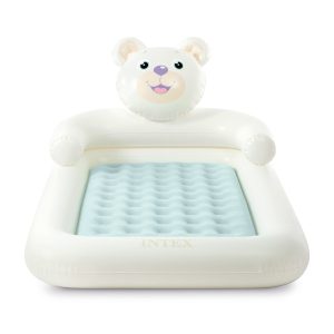 Materac dmuchany Intex jednoosobowy z pompką 132x71x10 cm 749786 Materac dmuchany Intex jednoosobowy z pompką 132x71x10 cm 749786