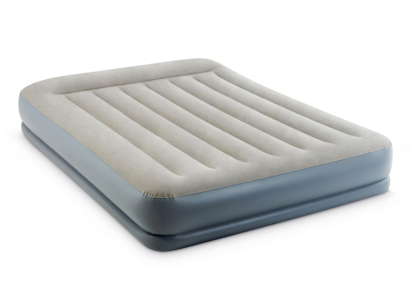 Materac dmuchany welur pompka 191x137 Intex 64148ND 356801