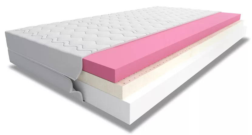 Materac do Spania Piankowy Kesajo 140x200 Jedno/Dwuosobowy 408869