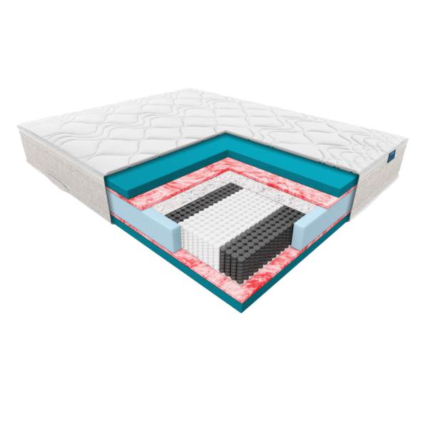 Materac Hybris Janpol 200x200 cm Adaptive Grey 480703