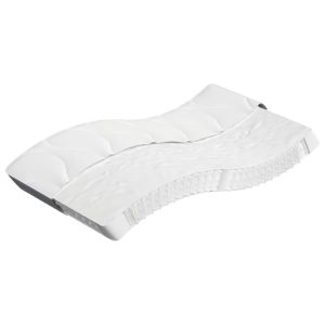 Materac kieszeniowy Biały 100 x 200 cm Pianka vidaXL 414544