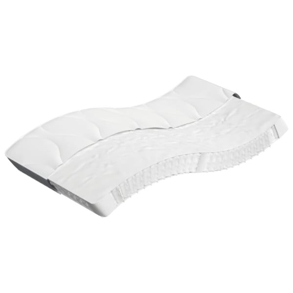 Materac kieszeniowy Biały 100 x 200 cm Pianka vidaXL 414544